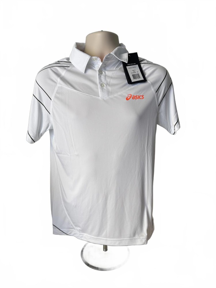 ASICS Resolution Performance Polo Shirt BNWT – Men’s S – White(BOX10)