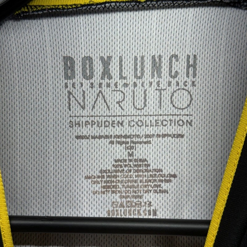Boxlunch Naruto Shippuden Ichiraku Ramen Uzumaki 7 Black Yellow Jersey Mens M gallery