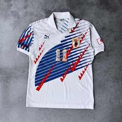 Vintage Puma 1993-1994 Japan Kazu Soccer Jersey Kazuyoshi Miura Mens Large
