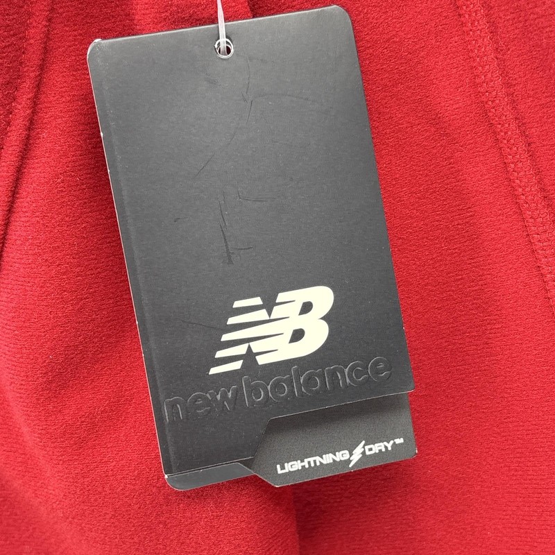 New Balance Pullover Mens Medium Red Lightning Dry 1/4 Zip Running Fleece gallery
