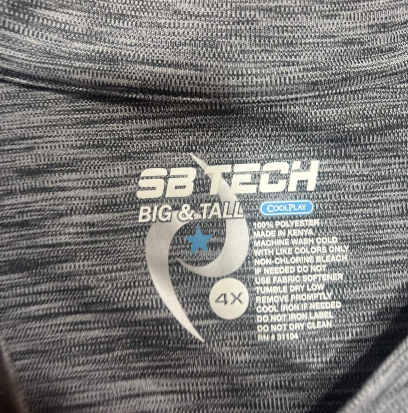 Men’s SB TECH Big & Tall LONG Sleeve Shirt Size 4X gallery