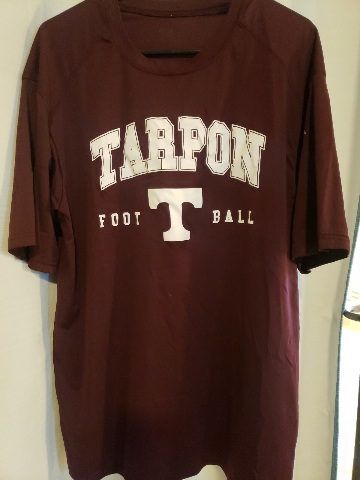 Tarpon Springs, FL High School Athletic Football PE Shirt From 2011 Burgandy... gallery
