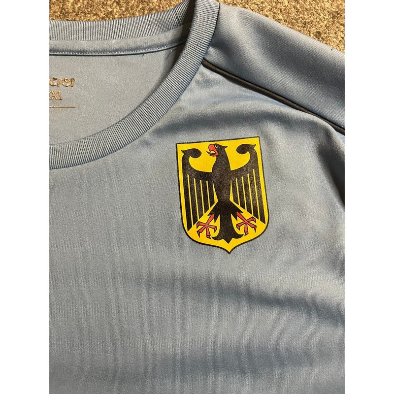 Macron Deutschland Rugby Germany Training Shirt Blue Mens XL Blokecore gallery