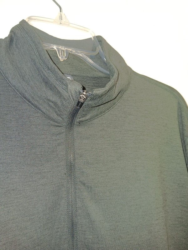 Vuori Ease Performance Half Zip 2.0 Pullover Men's XL Aspen Heather Charcoal gallery