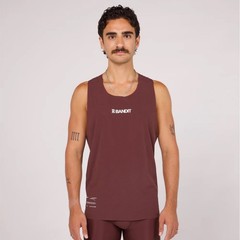 BANDIT RUNNING – VENTO™ PERFORMANCE SINGLET – CHOCOLATE SZ SMALL