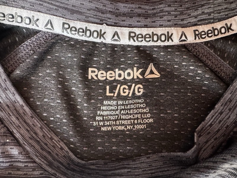 Reebok Quick-Dry Performance Tee Men’s Size Large Push Press Moisture Wicking gallery