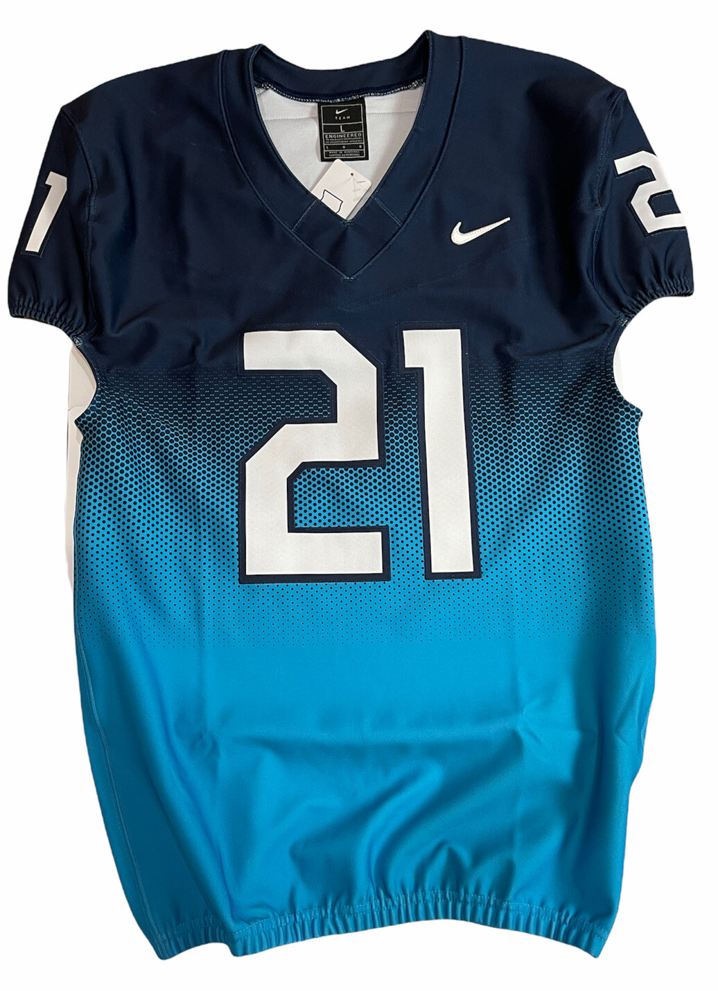 Nike Tigers Digital Vapor Pro Football Performance Jersey Men's Large Blue NWT gallery