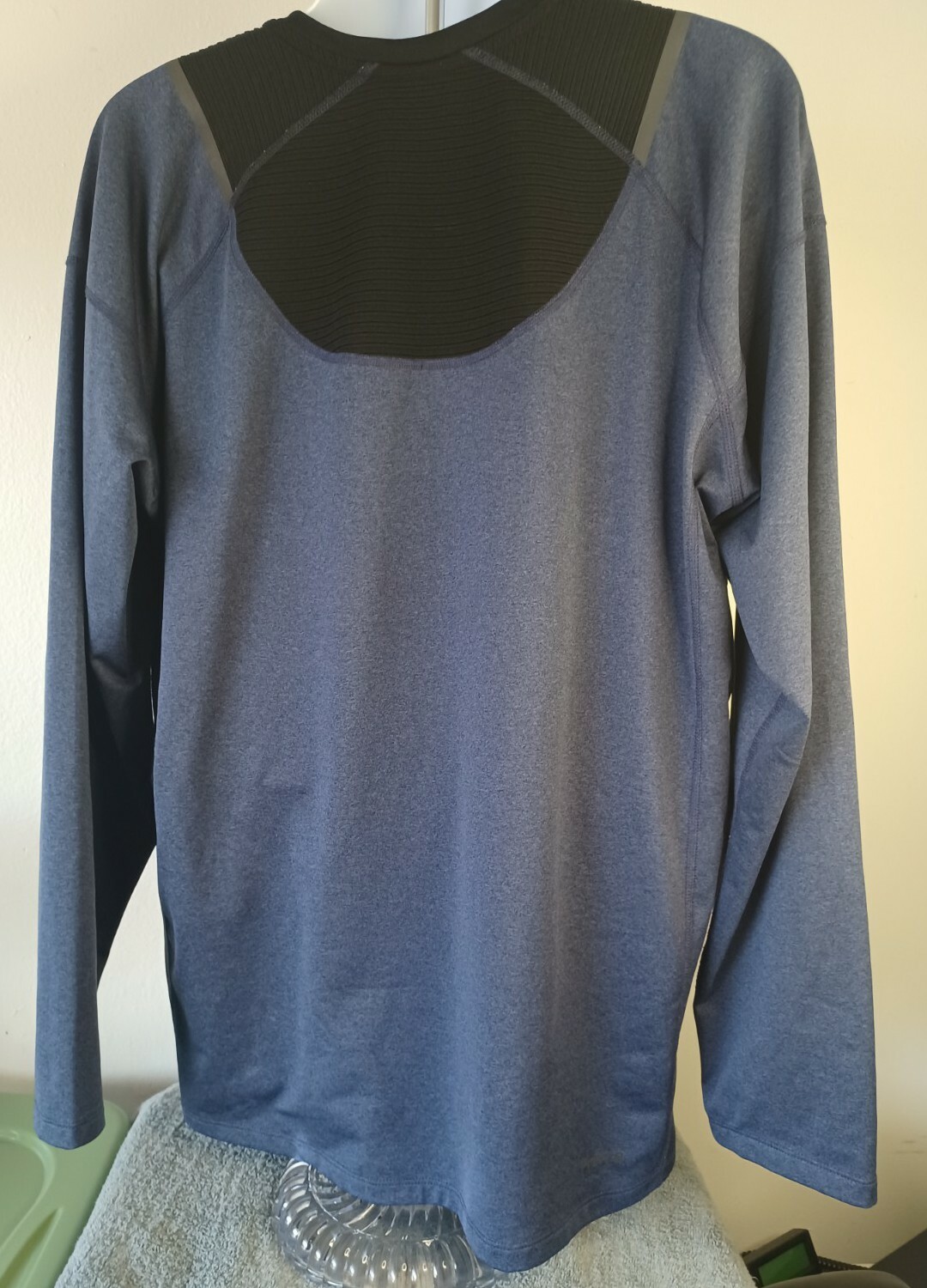 Men's Spyder Active Long Sleeve ProWeb T-Shirt S, Dust Navy Heather gallery