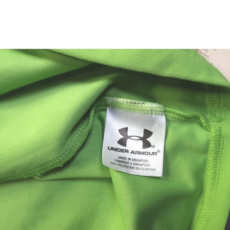 Lot of 3 Under Armour Men's HeatGear T-Shirt XL Black Lime Green Gray gallery