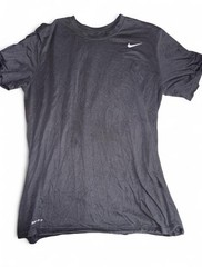 Nike Dri-FIT Men’s Gray Crew Neck Short Sleeve Tee XL Moisture Wicking Logo