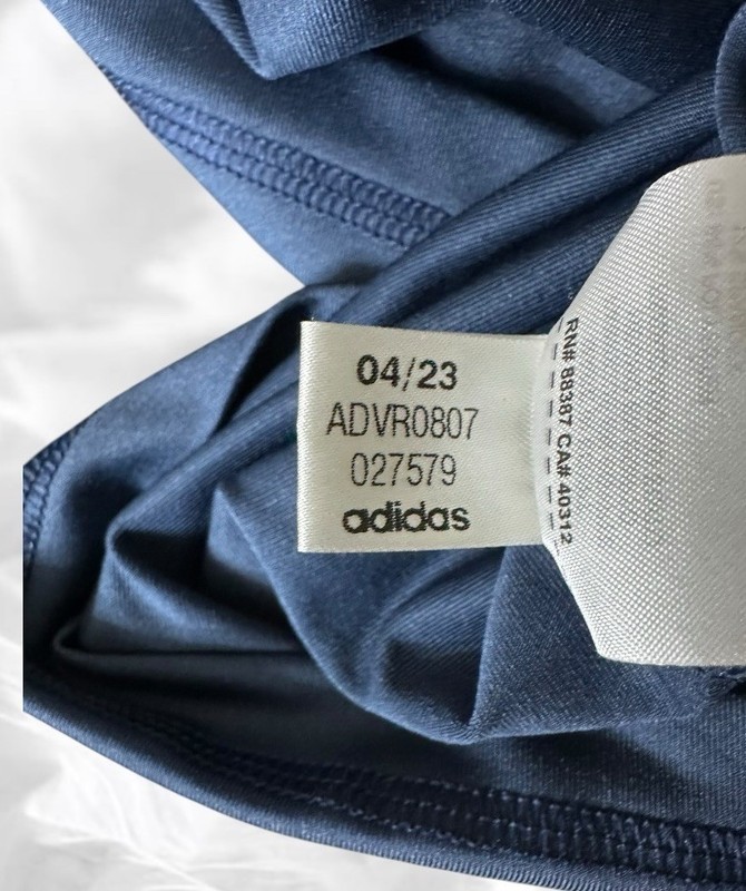 Adidas Golf 1/2 Half Zip Pullover 2XL Collegiate Navy 3 Stripe FAST SHIPPING gallery