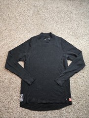 Vintage Oakley Carbon X Shirt Medium Black Performance Base Layer Long Sleeve