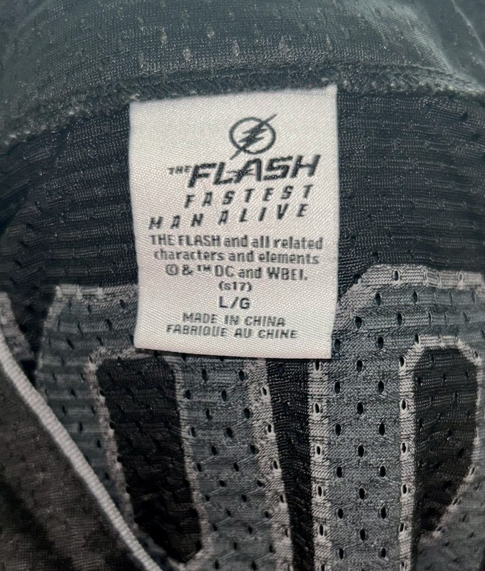 DC Comics Reverse Flash ZOOM Baseball Jersey L Black Bioworld 2017 Villain #03 gallery