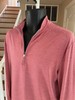 johnnie-O Vaughn Striped Prep-formance 1/4 Zip JMKO1890 Muted Red Stripes S gallery