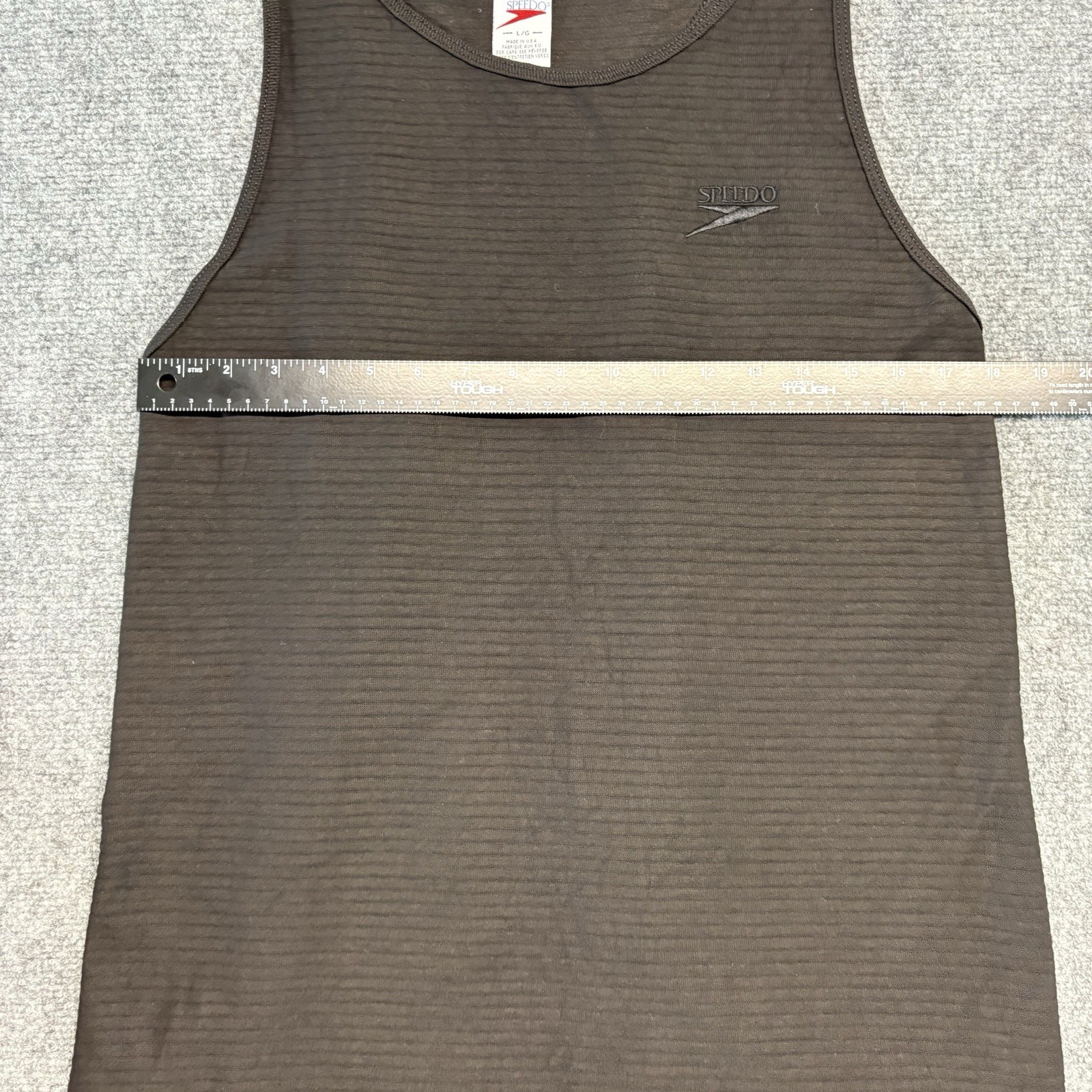 Men’s Large Speedo Black Tank Top Cover Up 0272 gallery