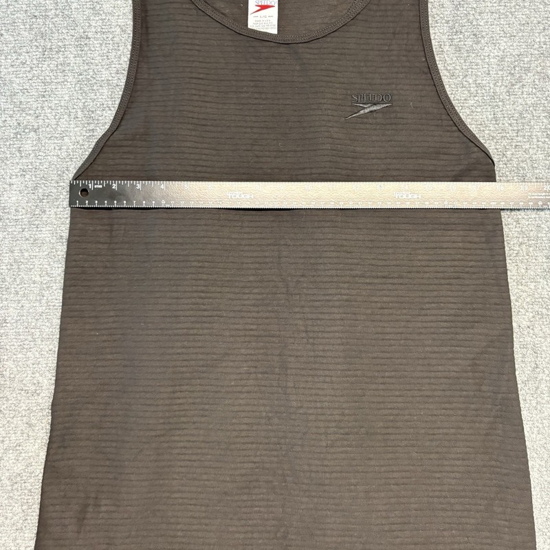 Men’s Large Speedo Black Tank Top Cover Up 0272 gallery