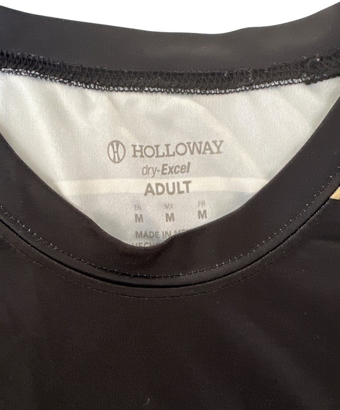 Holloway Dry-Excel Temple Terrace Tornadoes Softball Jersey M Black & Gold gallery