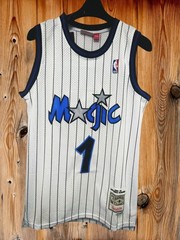 Orlando Magic Jersey Penny Hardaway #1 Throwback Jersey Men’s White