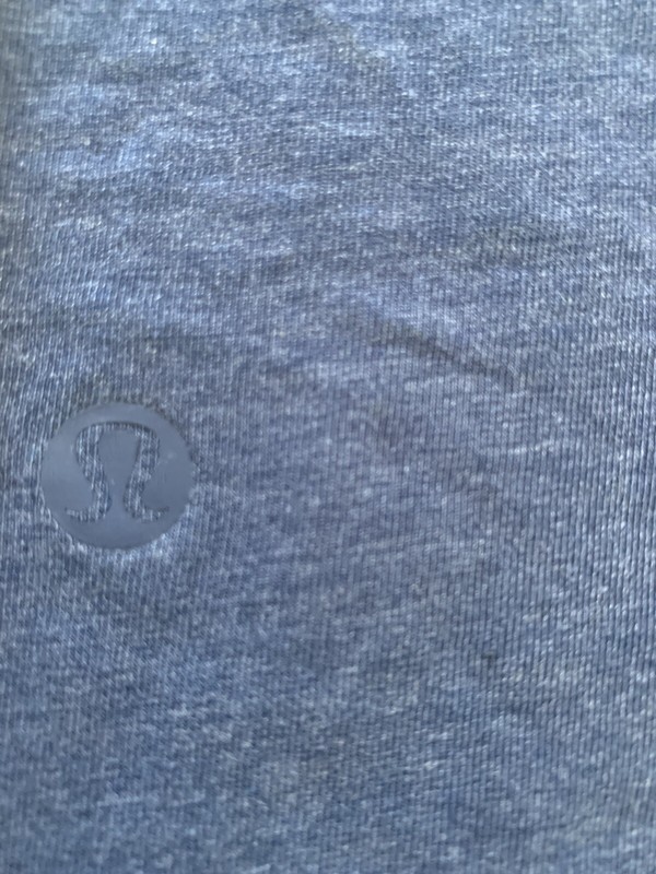Lululemon 5 Year Basic Crew Neck T-Shirt Mens Size Large Blue Tee gallery
