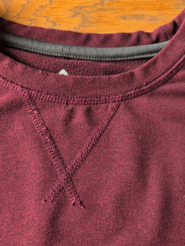 Free Country Shirt Men’s XXL Burgundy Micro-Tech Long Sleeve Comfort Stretch EUC gallery