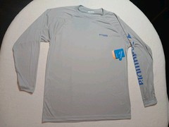 Columbia PFG Terminal Tackle Shirt Mens L NWT UPF 50 Long Sleeve Omni Shade Wick