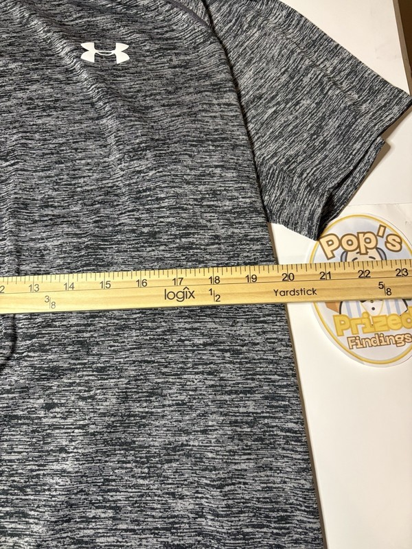 Under Armour UA Tech Men’s Women’s Short Sleeve T-Shirt Gray And Black gallery