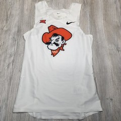 Nike Pro Elite Oklahoma State Running Singlet Mens Size S New TEAM ISSUED DA4831