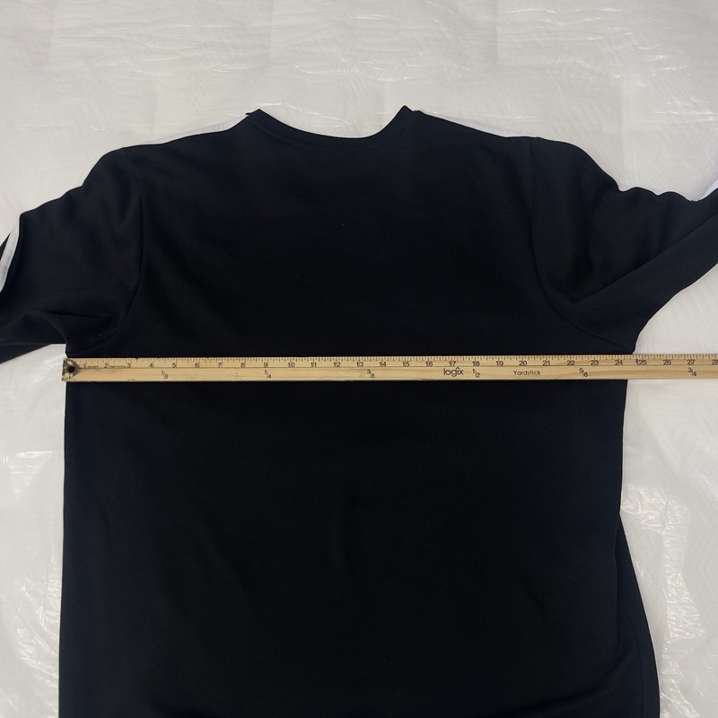 Adidas Sweatshirt Pullover Crewneck 3-STRIPE French Terry Mens Sz XL H09271. gallery
