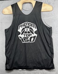 Adidas Phenom Top 150 Reversible Practice Jersey Black White #162 Men’s 23×31