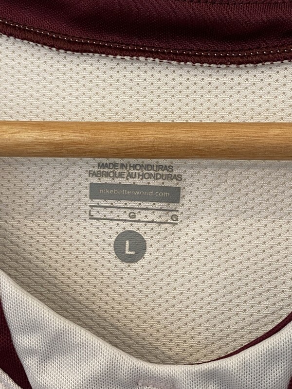 Nike Men's Team Jersey Maroon White Basketball Sleeveless Tank Shirt gallery