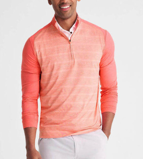 JOHNNIE-O TAFFY BERT PERFORMANCE 1/4 ZIP PULLOVER GOLF SHIRT JMKO3530 SZ M gallery