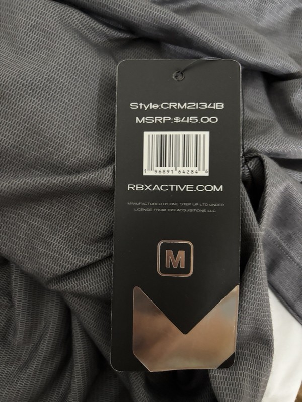 NEW WITH TAGS RBX Men’s Performance Athletic T-Shirt Size M gallery