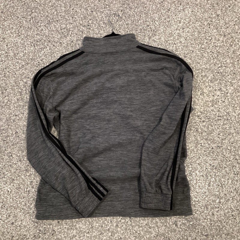 Adidas Quarter Zip Cuffed Sleeves Sweatshirt Gray Pullover Men’s Medium gallery