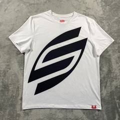 Selkirk Sport T Shirt Mens L White Performance Stretch Pickleball Athletic Logo
