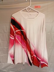 Soccer Shirt Long Sleeve Size 4XL White Pink Red Black