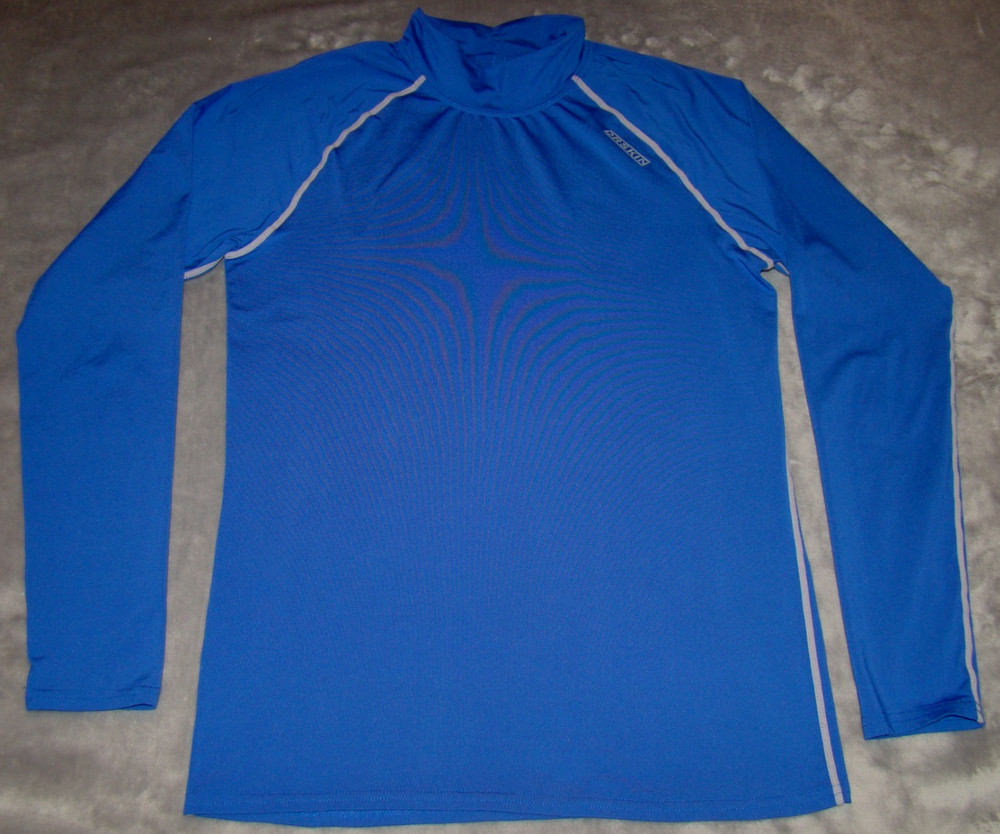 Dr Skin Drskin Mens Size Small Compression Mock Neck Long Sleeve Shirt