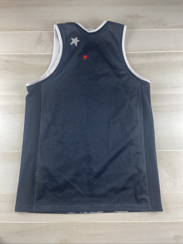 Nike Basketball Jersey Tank Stories Black Red Dri Fit Men's Size M gallery