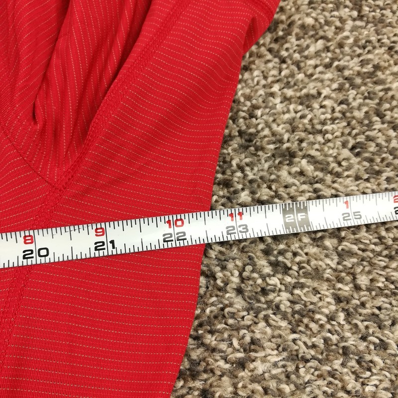 Lululemon Shirt Bolt Tech Chili Red / Invisible Branches Mens Large M3153S gallery