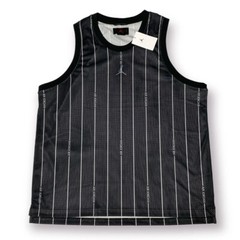 Nike Jordan Essentials All Over Print Basketball Jersey Black DM1380 010 Size XL
