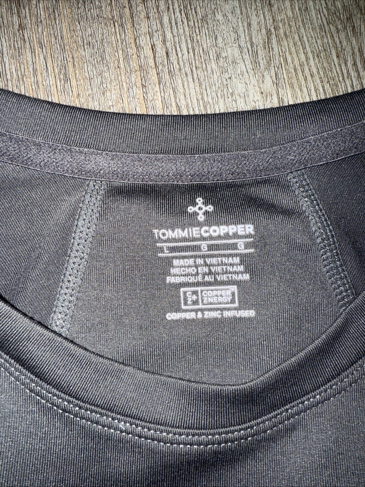 Tommie Copper Lower Back Support Shirt Green Size Large Compression Short Sleeve gallery