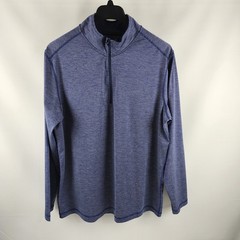 Maelreg Shirt Mens XL Blue Performance 1/4 Zip Pullover