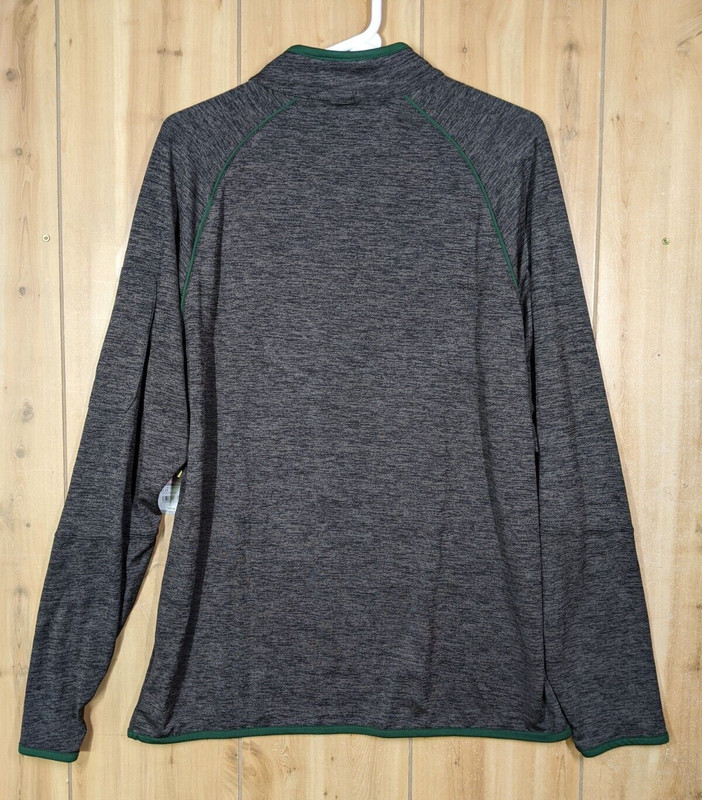 Colosseum Ohio Bobcats 1/4 Zip Pullover Men's M Performance Athletic Gray NCAA gallery