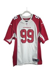 Nike NFL Arizona Cardinals J.J. Watt White On Field Game Jersey Men’s Size Large