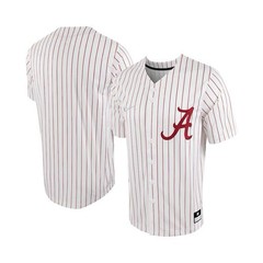 Nike Alabama Crimson Tide Pinstripe Full Button Baseball Jersey Men’s Medium