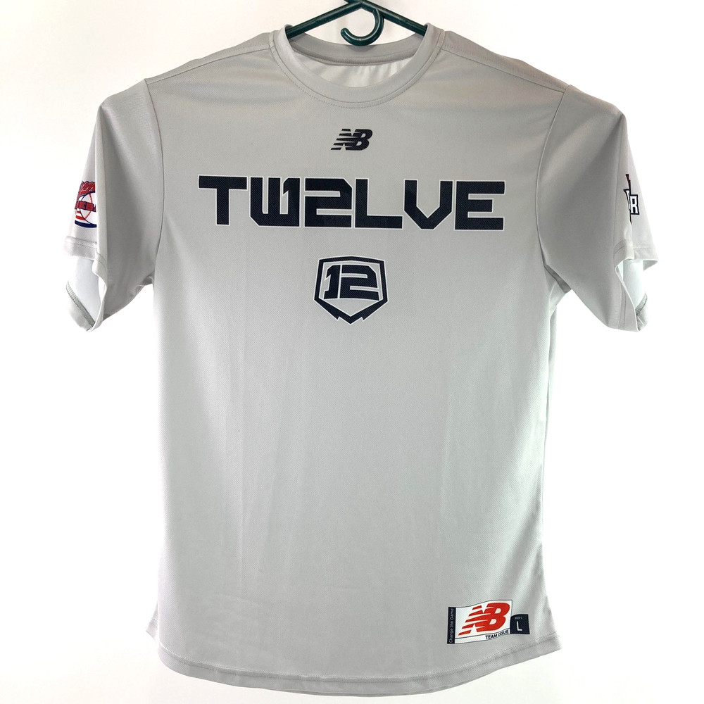 New Balance Team Player Shirt Men's XL Gray Texas Premier Baseball Athletic Crew