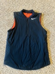 Nike Gilet Mens Sm Golf Tour Performance Dri Fit Half Zip Vest Great
