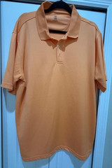 PGA Tour Men’s Golf Polo Shirt Tangerine / Orange-Size XL-Fast