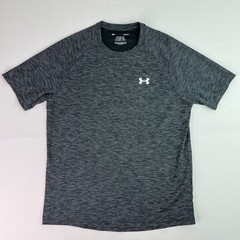 Under Armour Shirt Mens Large Gray Tech Tee Loose Fit Athletic Performance