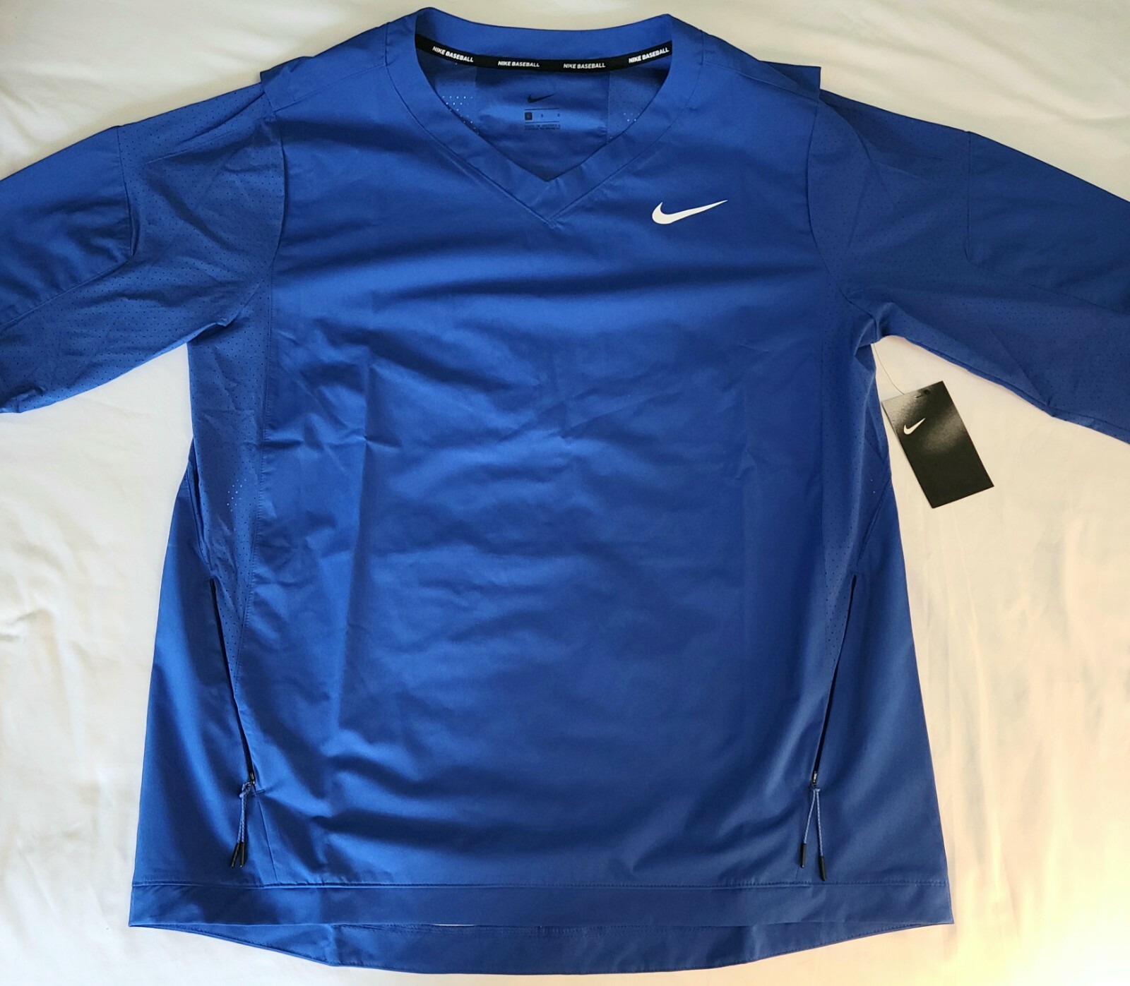 Nike - MLB Baseball Jacket Short Sleeve Team Blue Men's Size Large - 897383-493 gallery
