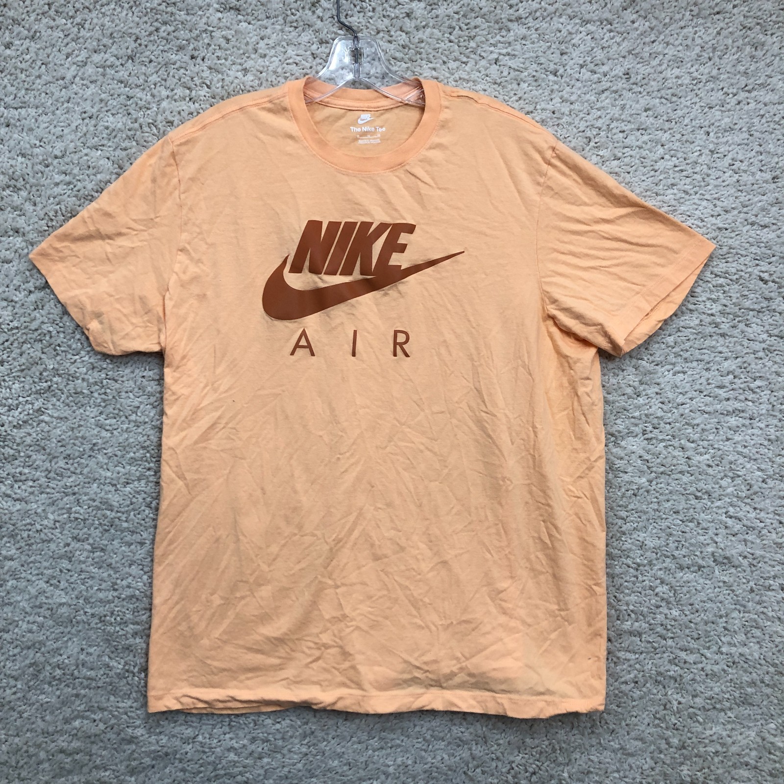 Nike Air Shirt Extra Large Adult Pink Swoosh Graphic Short Sleeve Tee Mens XL gallery